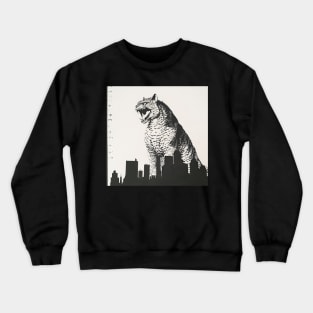 catzilla - godzilla Crewneck Sweatshirt